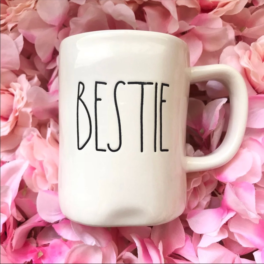 NEW Rae Dunn Bestie Large Letter Mug LL